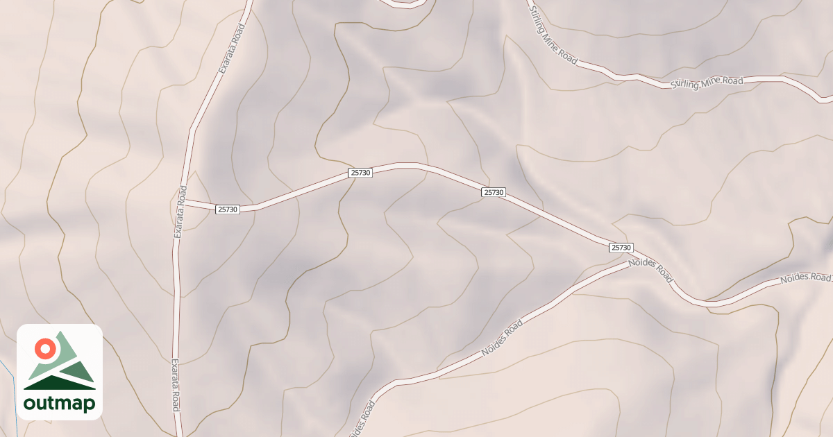 Map of EXARATA TRAIL