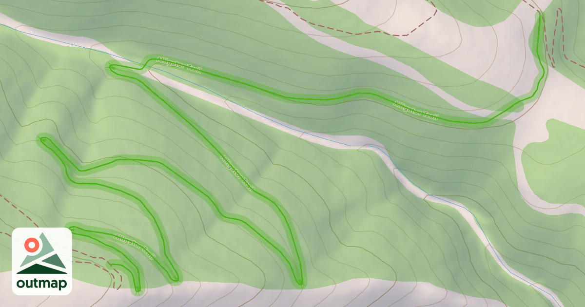 Map of Alligator Trail