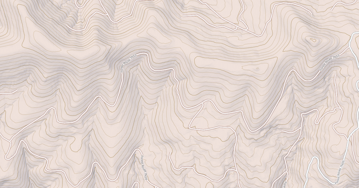 Map preview of USFS Motor Vehicle Use Map Roads {E069A041-3B0D-4D7A-86A5-FD68099849AA}