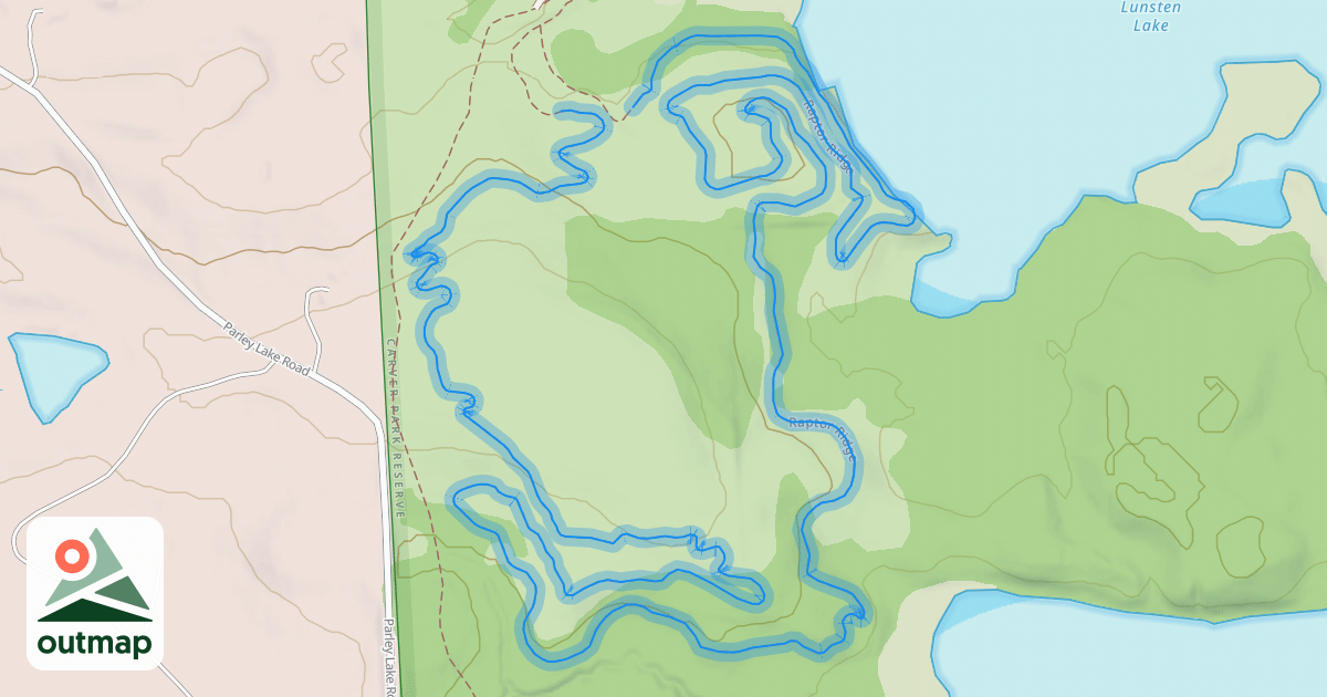 Map of Raptor Ridge