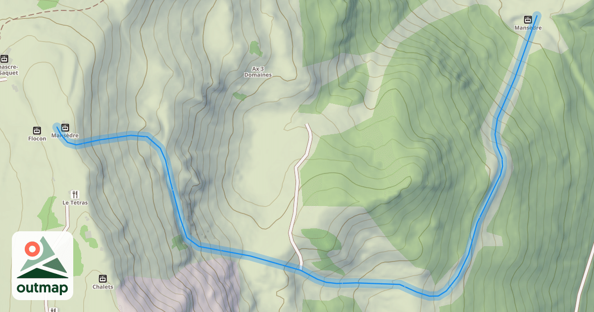 Map of Bisorne