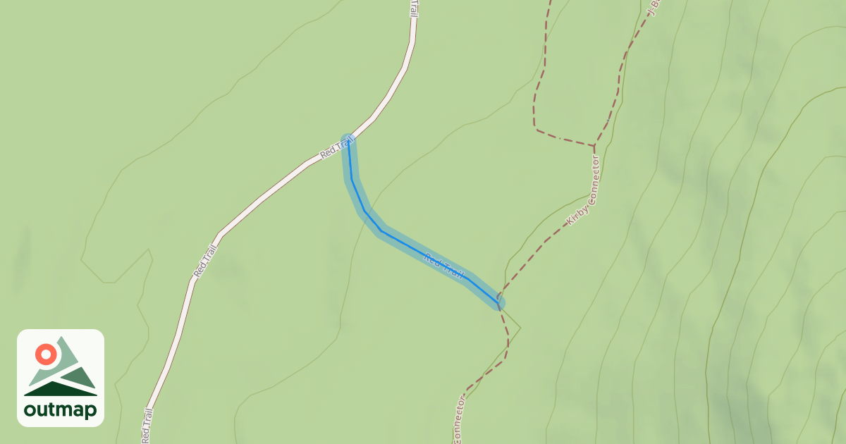 Map of Red Trail