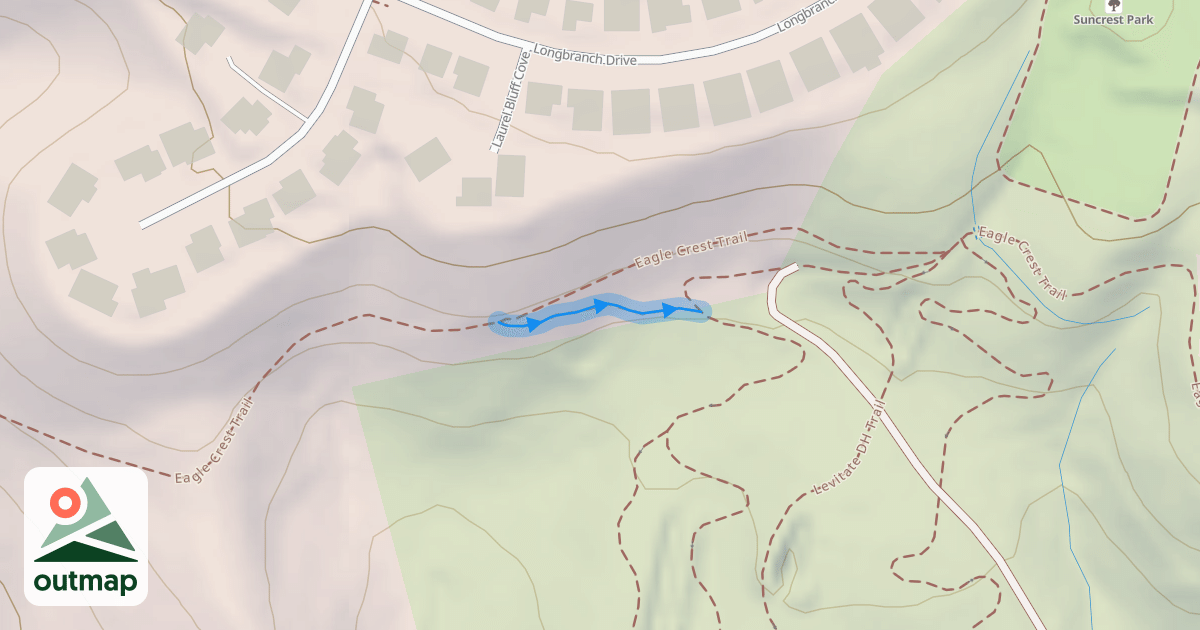 Map of Zooropa DH Trail