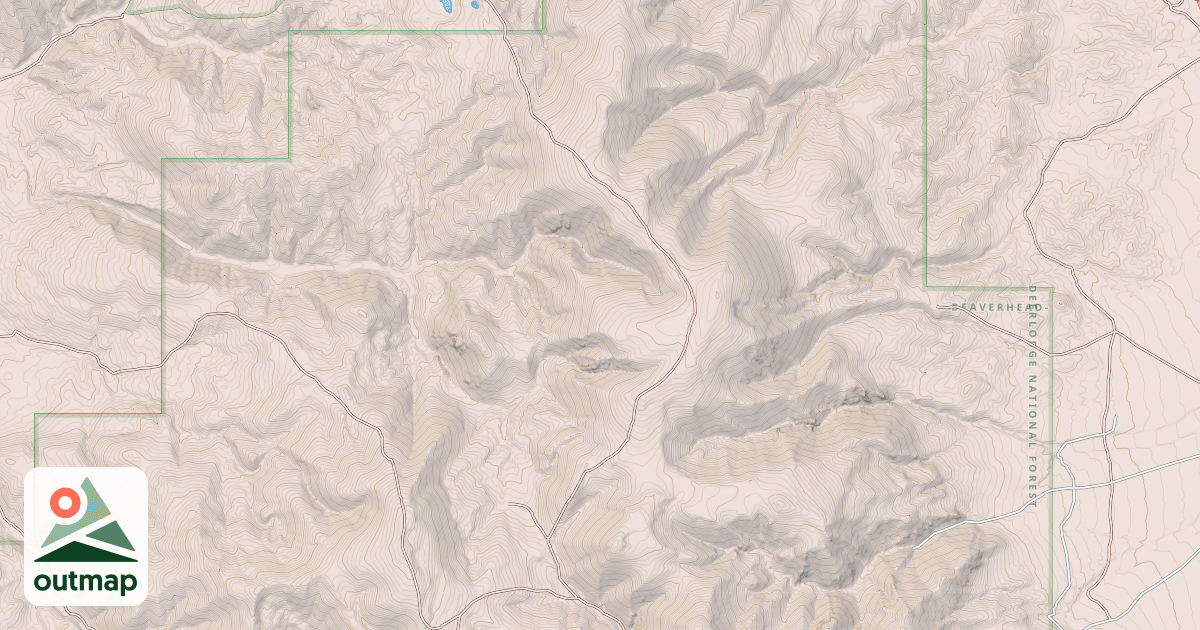 Map of BELL CANYON