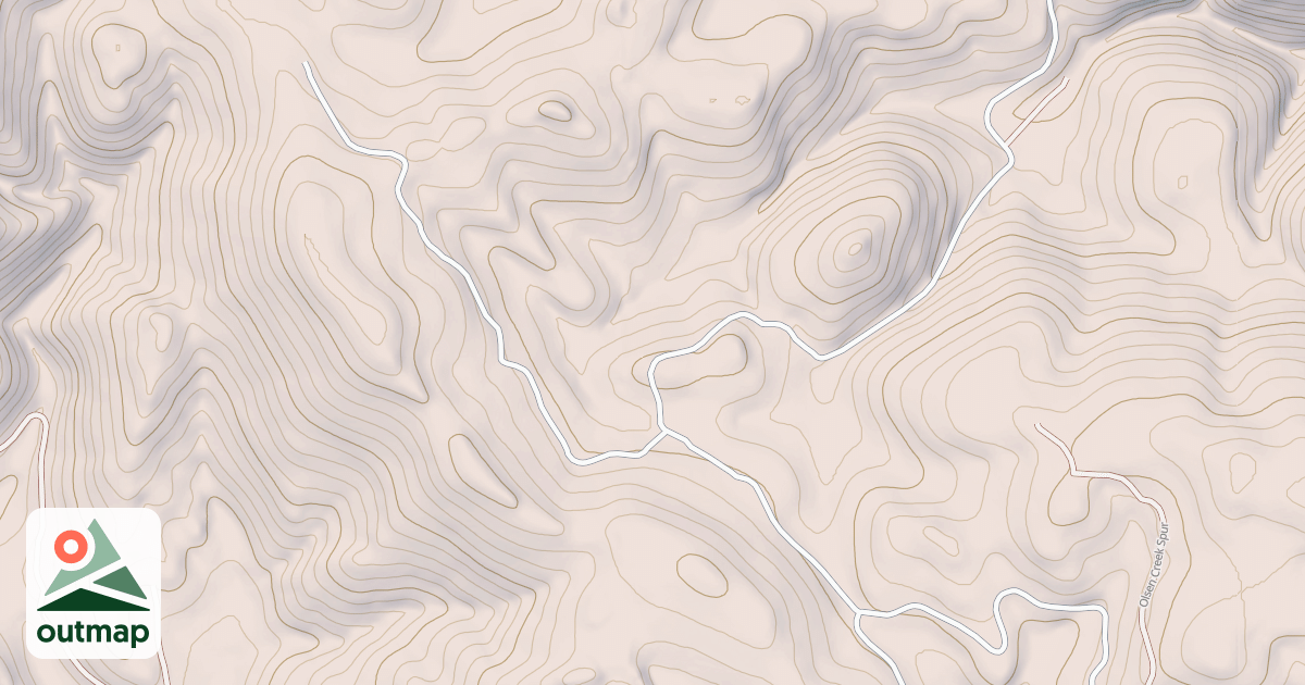 Map of OLSEN CREEK