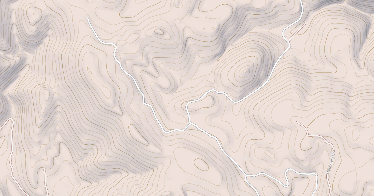 Map preview of OLSEN CREEK