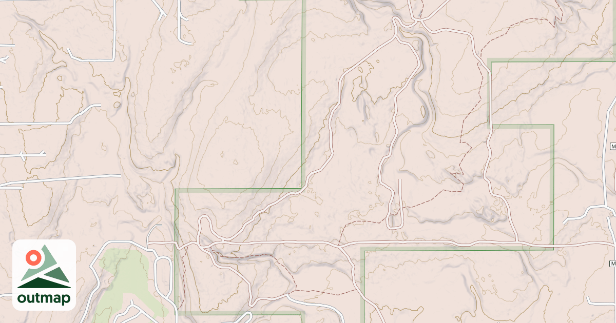 Map of CEDAR FLATS