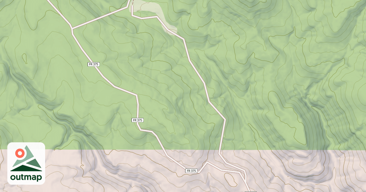 Map of USFS Motor Vehicle Use Map Roads {0E71D840-E3AB-4BB2-8F05-C3E3B6025BD9}