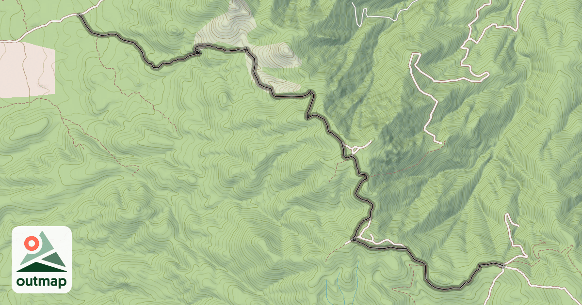 Map of White Mountain Road