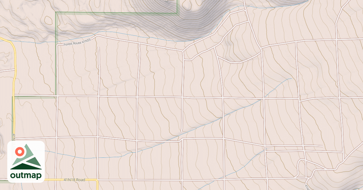 Map of ASH FLAT