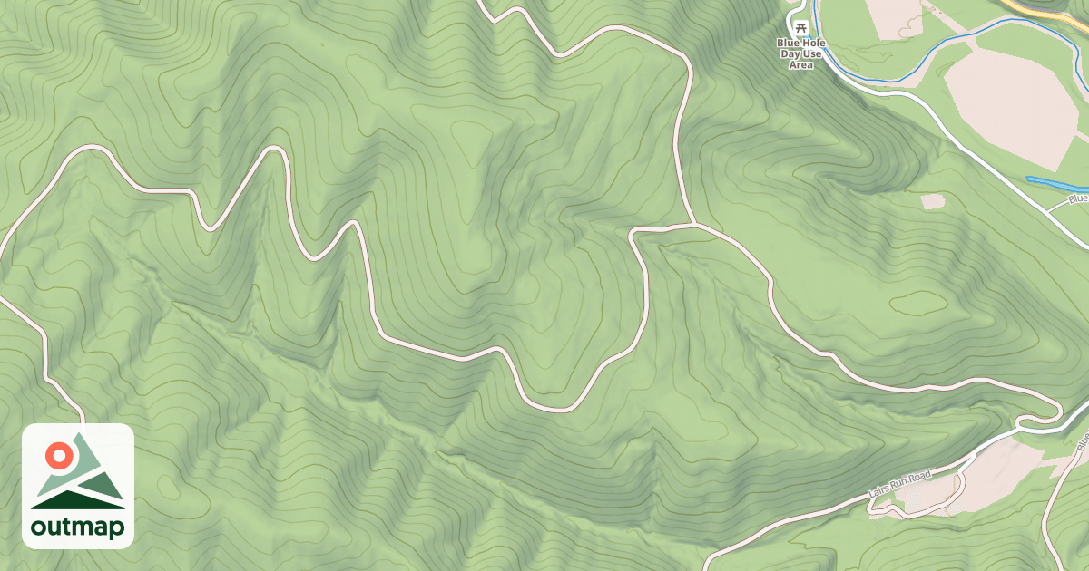 Map of BLUE HOLE