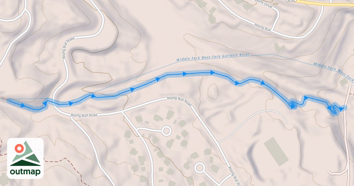 Map of Otter Slide