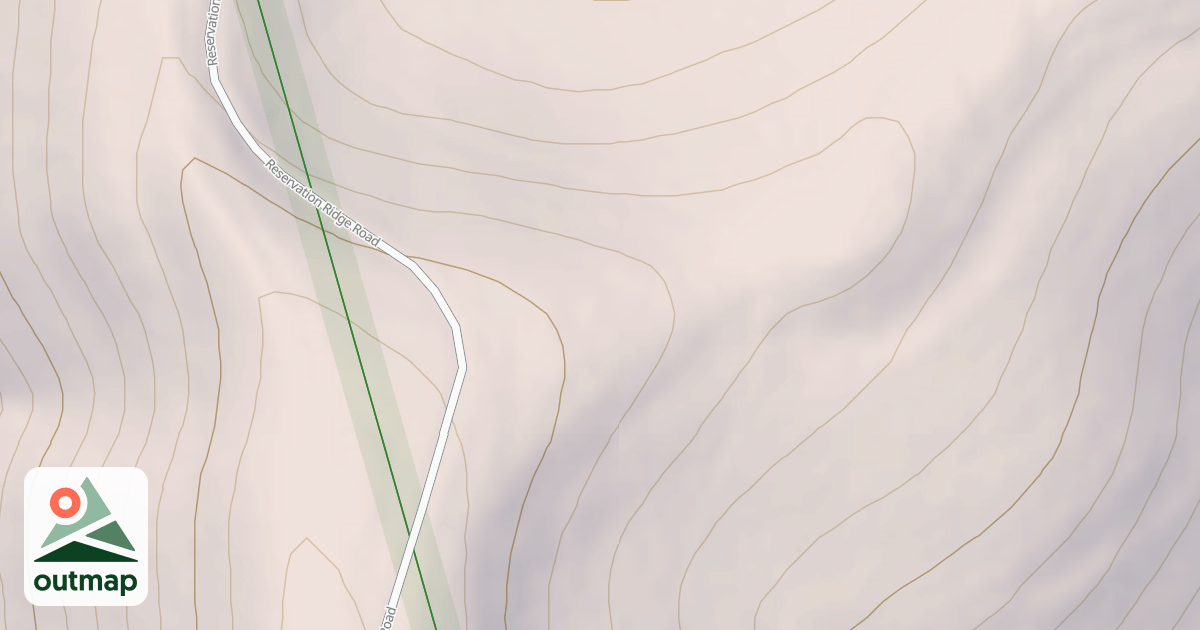 Map of CHICKEN SPRINGS RIDGE