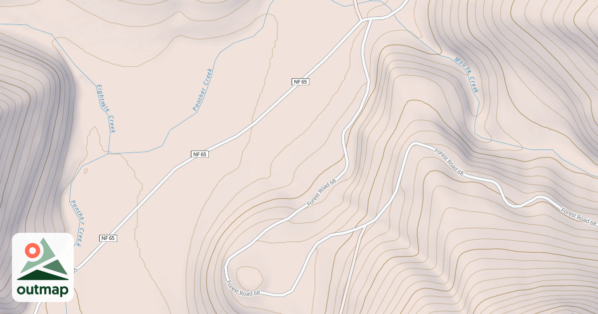 Map of CEDAR CRK