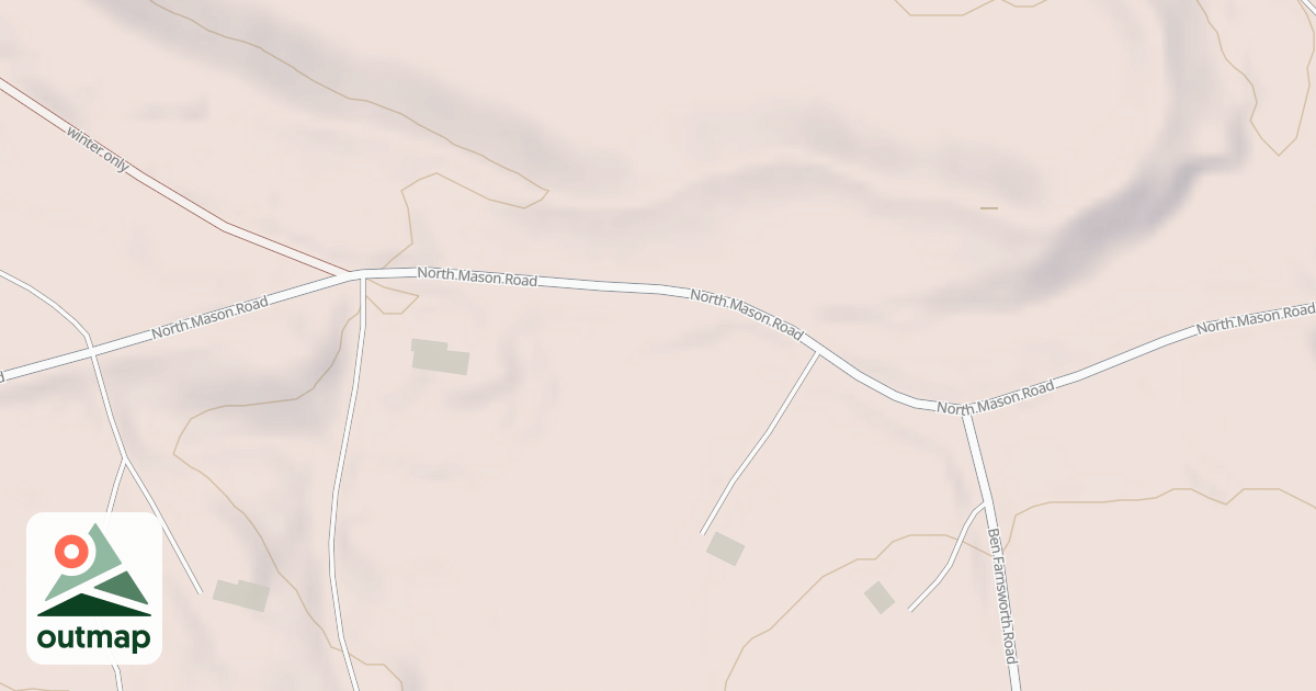Map of North Mason Rd