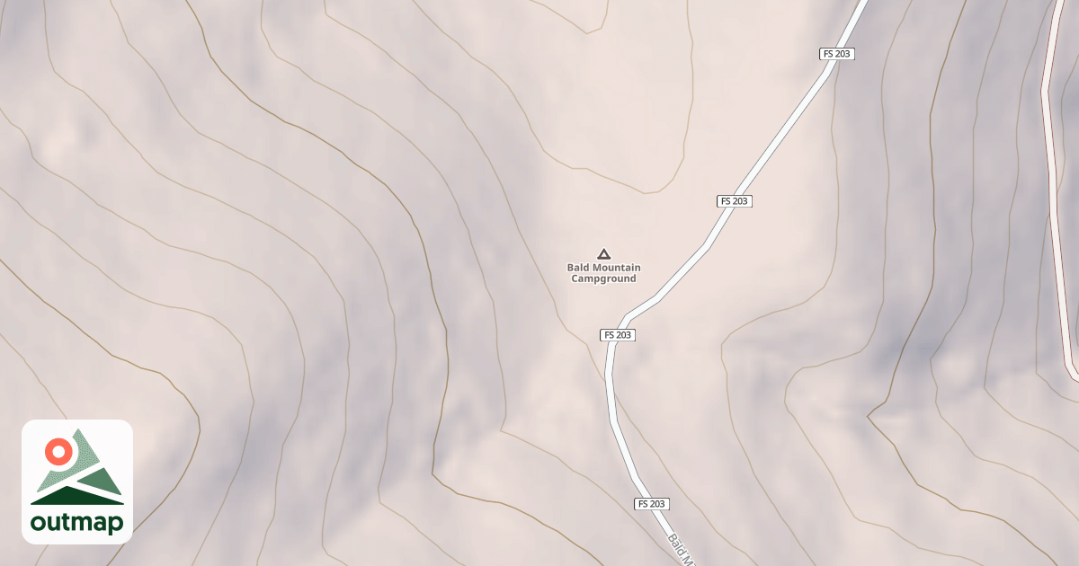 Map of BALD MTN CG