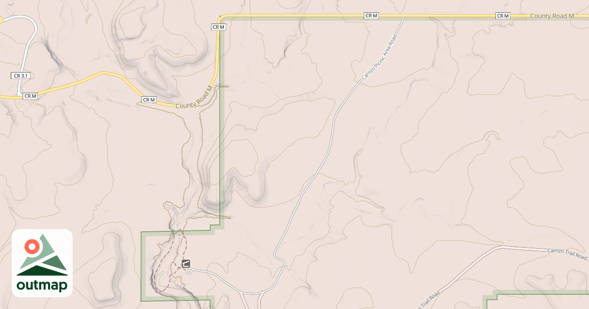 Map of CARRIZO PICNIC AREA
