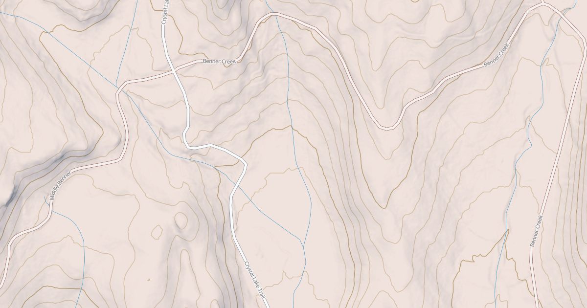 Map preview of BENNER CR SPUR
