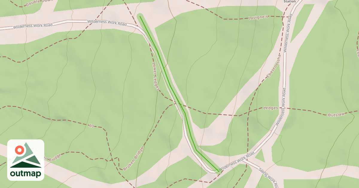 Map of Work Road