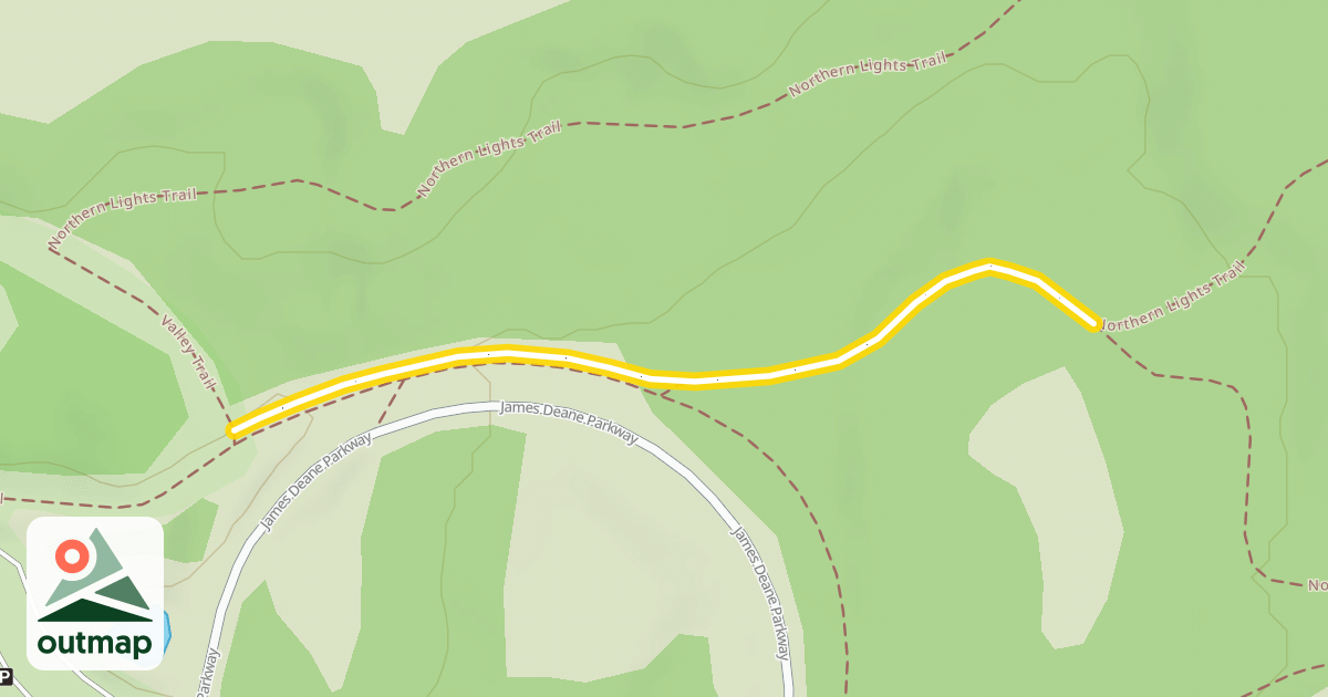 Map of Northern Lights Trail