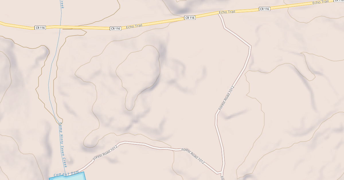 Map preview of CAMP 97 IMPOUNDMENT