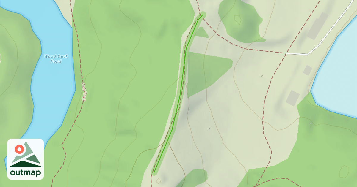 Map of Upper Ridge Run