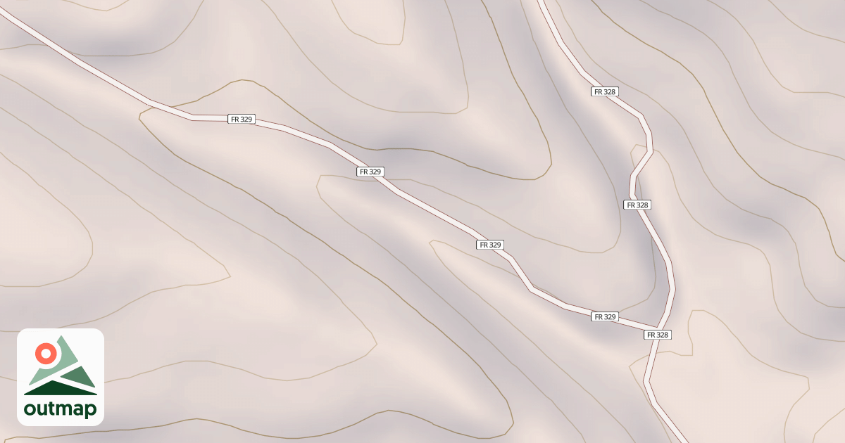 Map of SNYDER DRAW SPUR