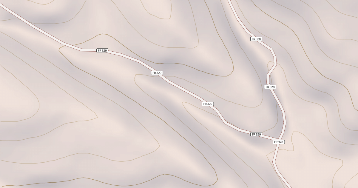 Map preview of SNYDER DRAW SPUR