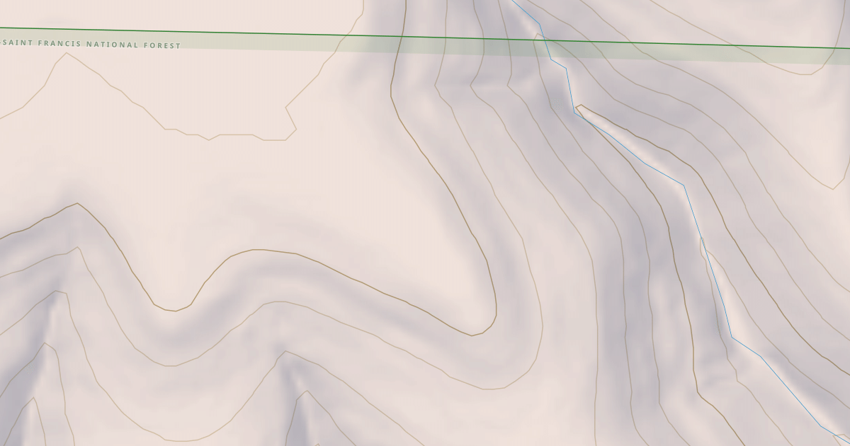 Map preview of USFS National Forest System Roads {B7FDE1B7-CEC0-46BE-B773-2E2E6EC75F93}