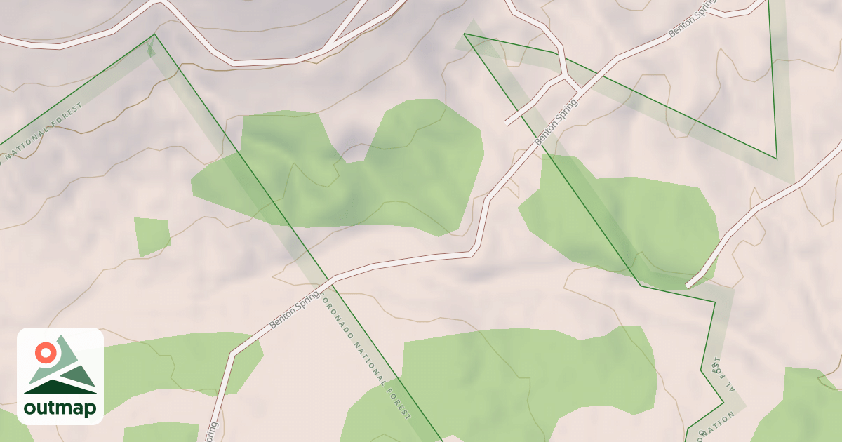 Map of BENTON SPRING