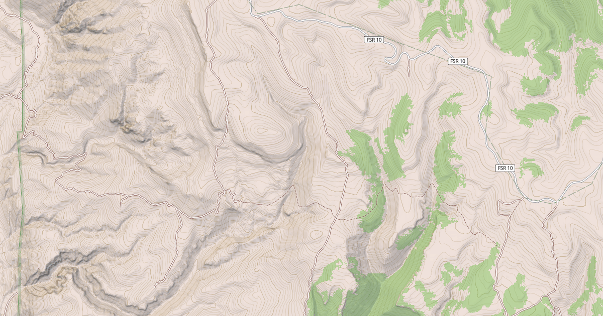 Map preview of HORSE CREEK MESA