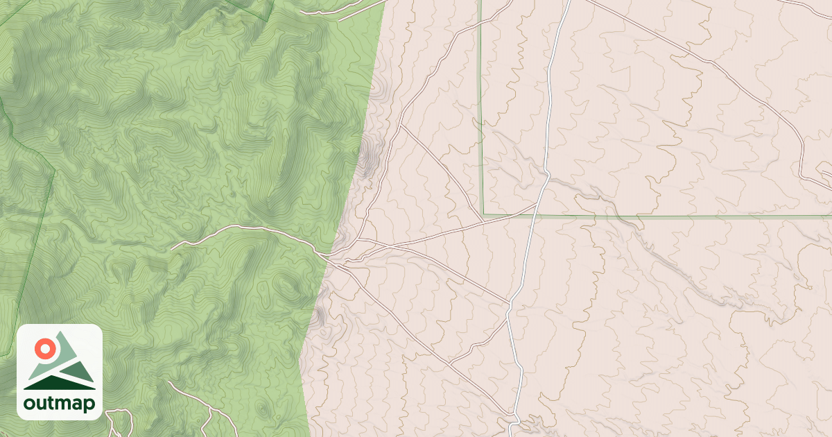 Map of SAWMILL CREEK LOOP ROAD