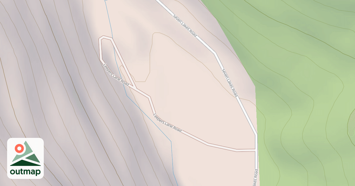 Map of LEEPERS LANE