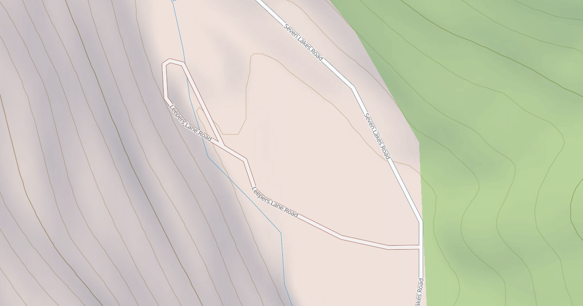 Map preview of LEEPERS LANE