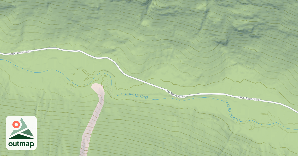 Map of (FDR) LOST HORSE