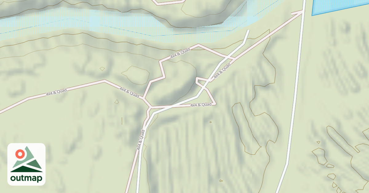 Map of Interlake State Recreation Area Trails
