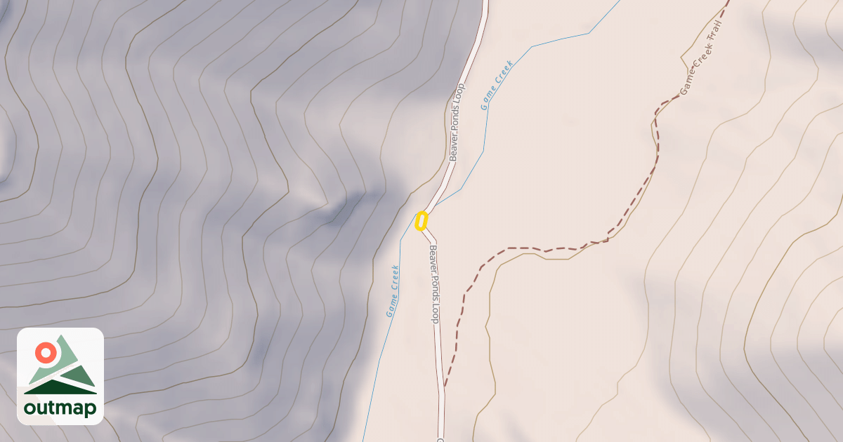 Map of Beaver Ponds Loop