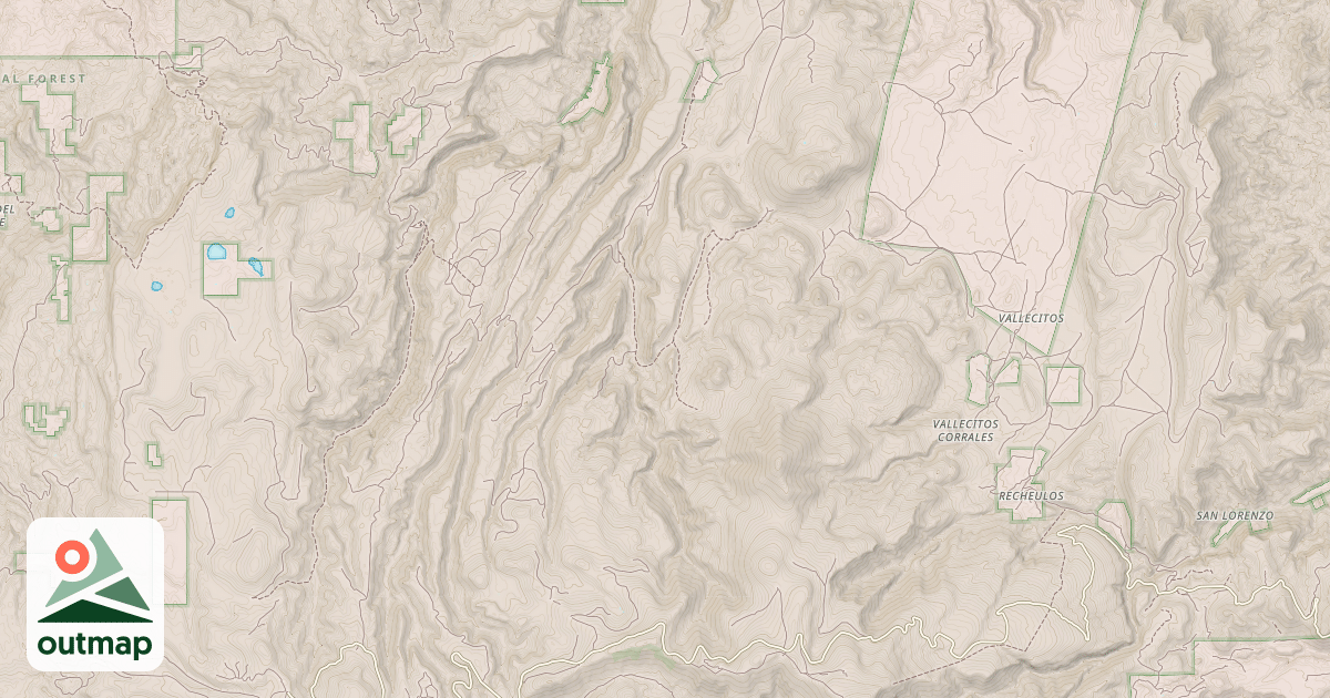 Map of CIENEGA REDONDA