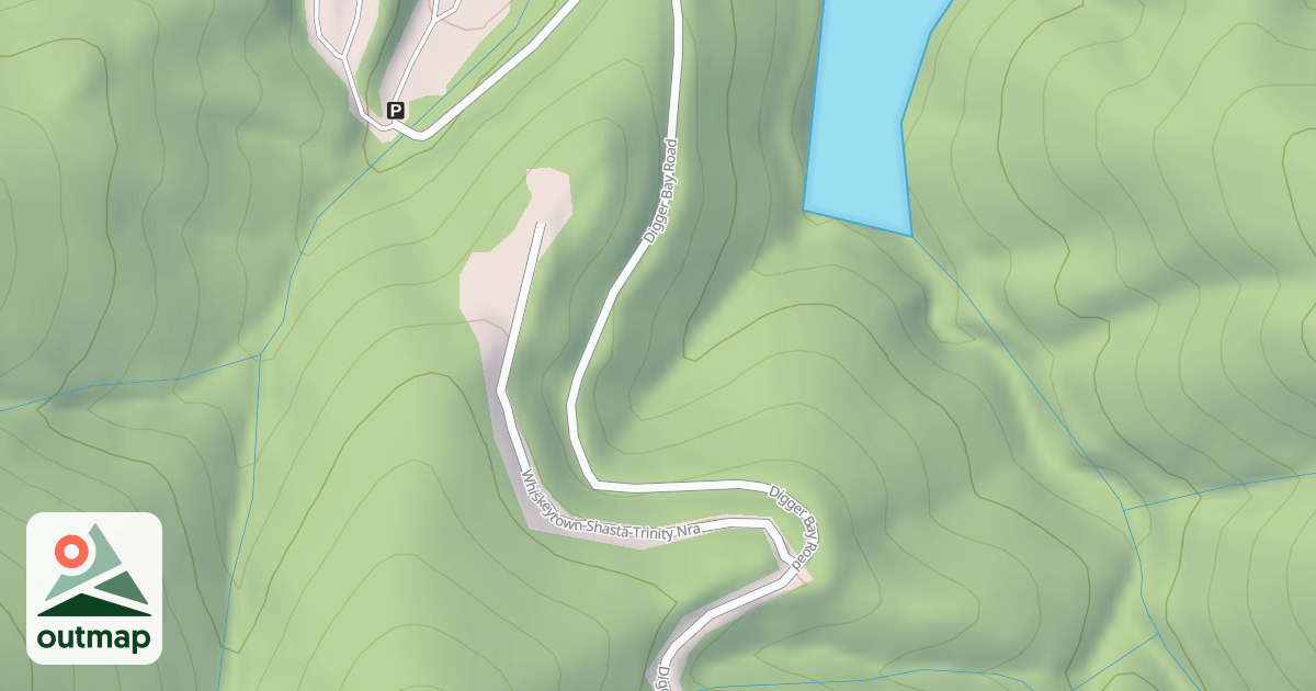 Map of DIGGER BAY WELL