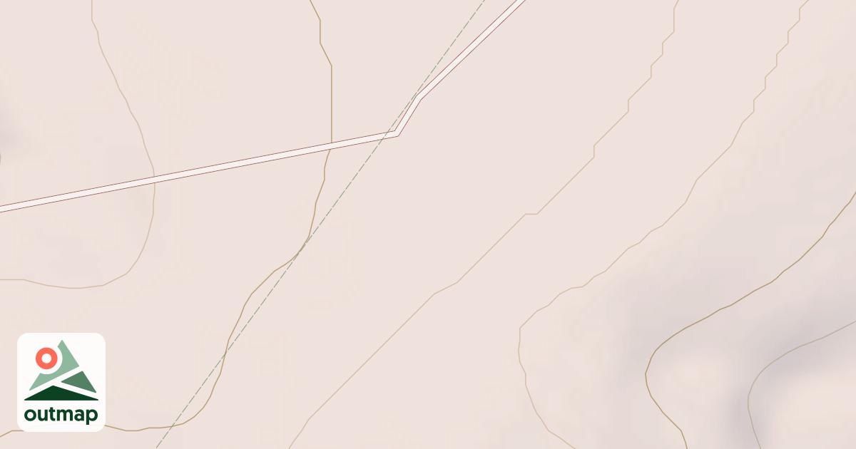 Map of Daisy Canyon