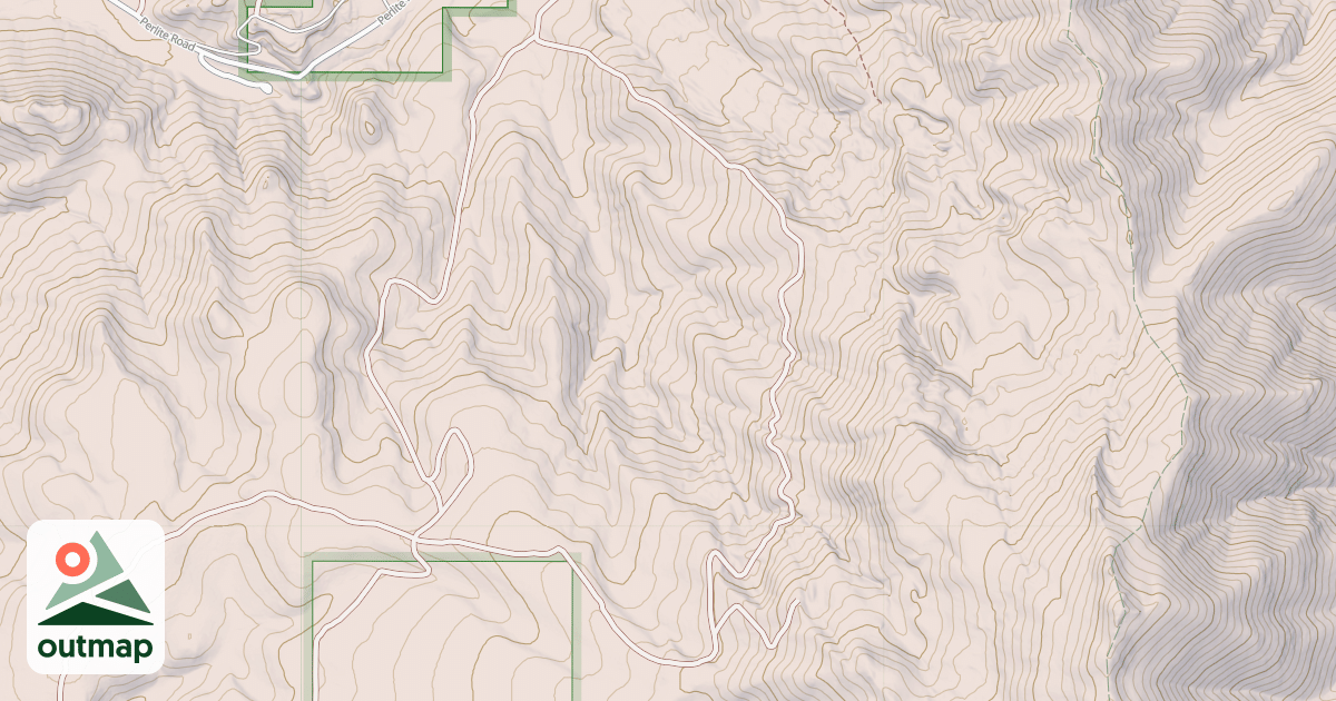 Map of EAST FORK OF WRIGHT CREEK