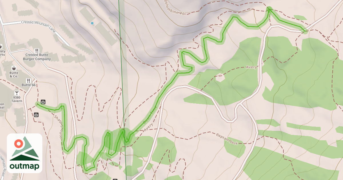 Map of Down Time