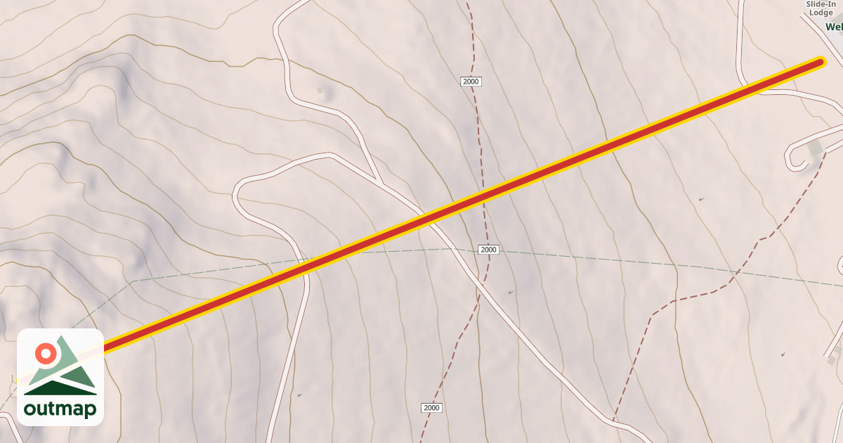 Map of Pacific Crest