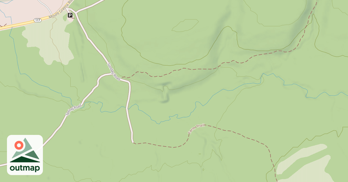 Map of Sunday Farm Trail