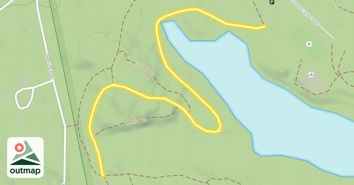 Map of Moose Pond Loop