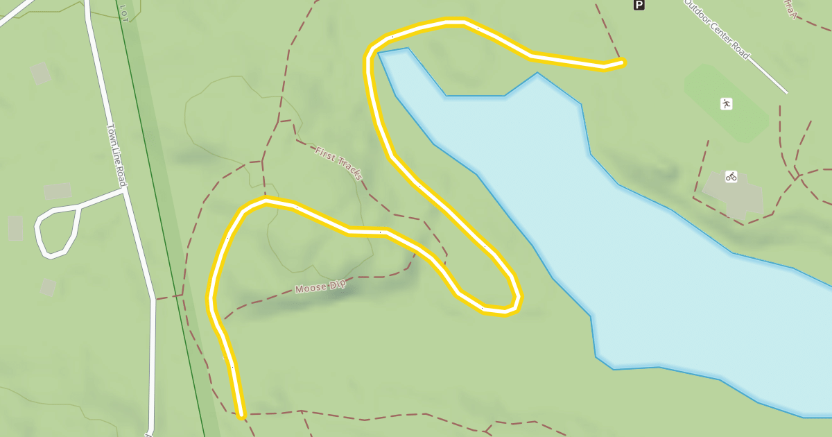 Map preview of Moose Pond Loop