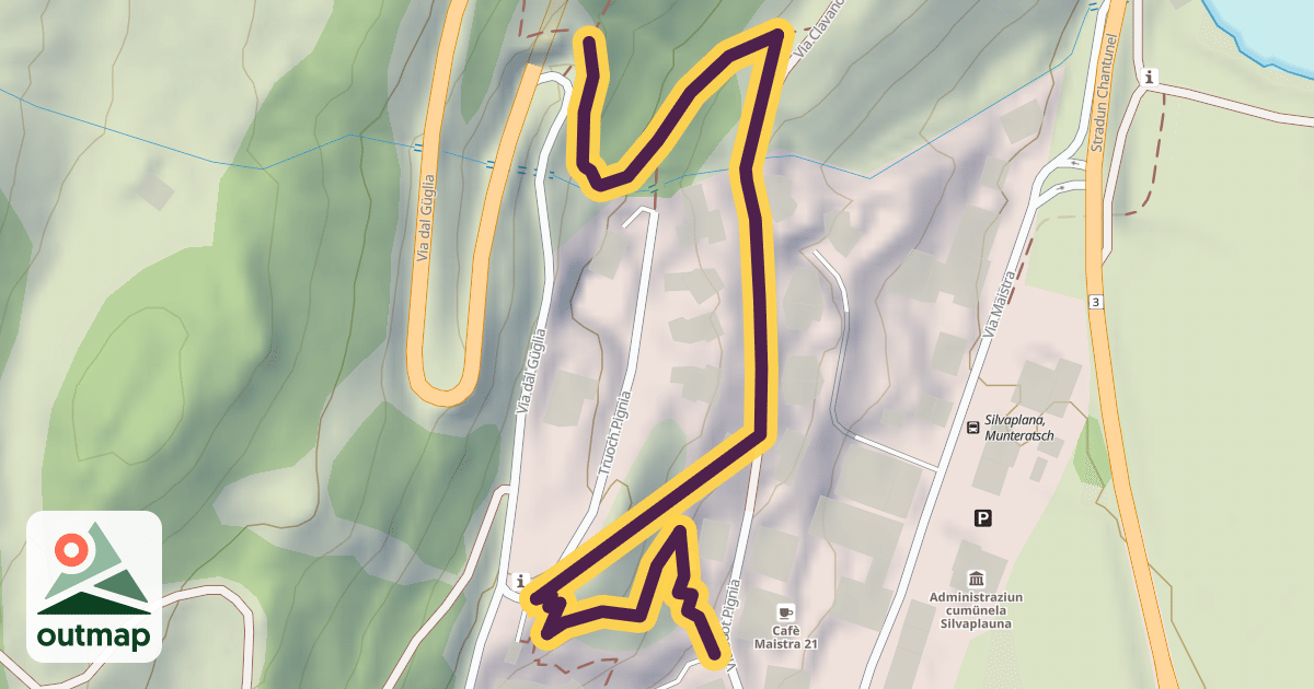 Map of Via Engiadina