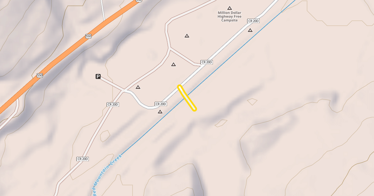 Map preview of Townsite Loop
