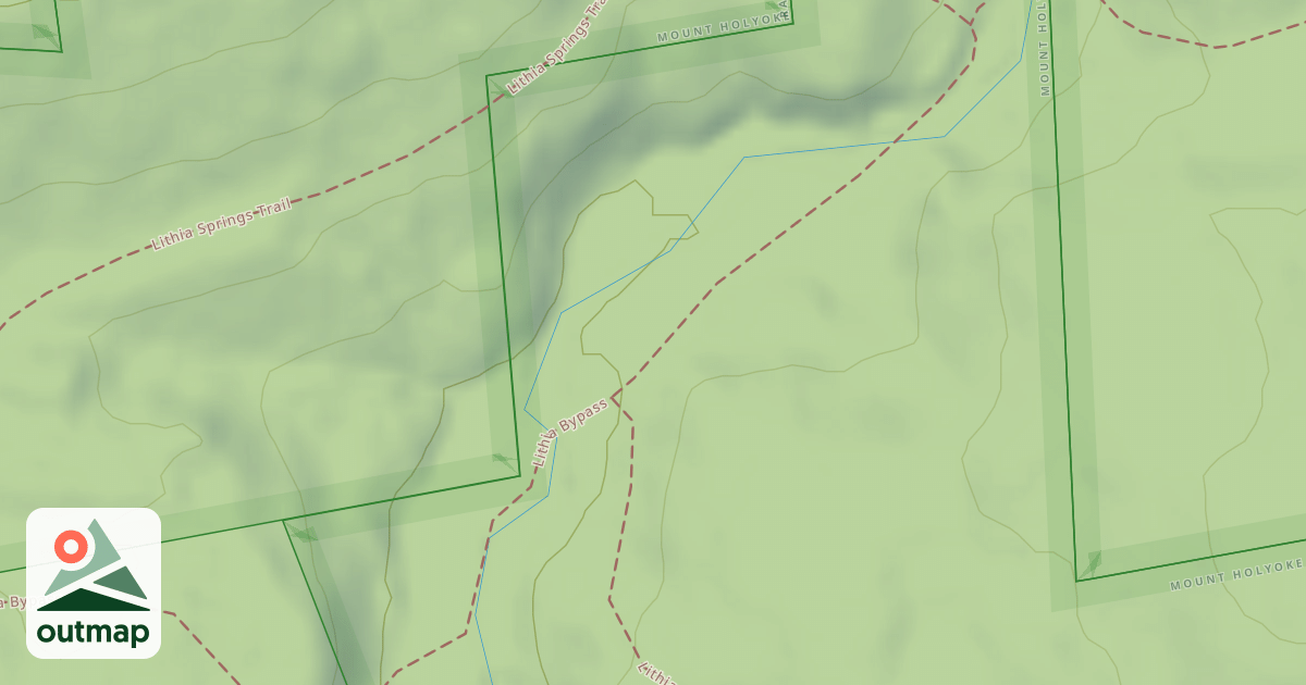Map of Lithia Springs Trail