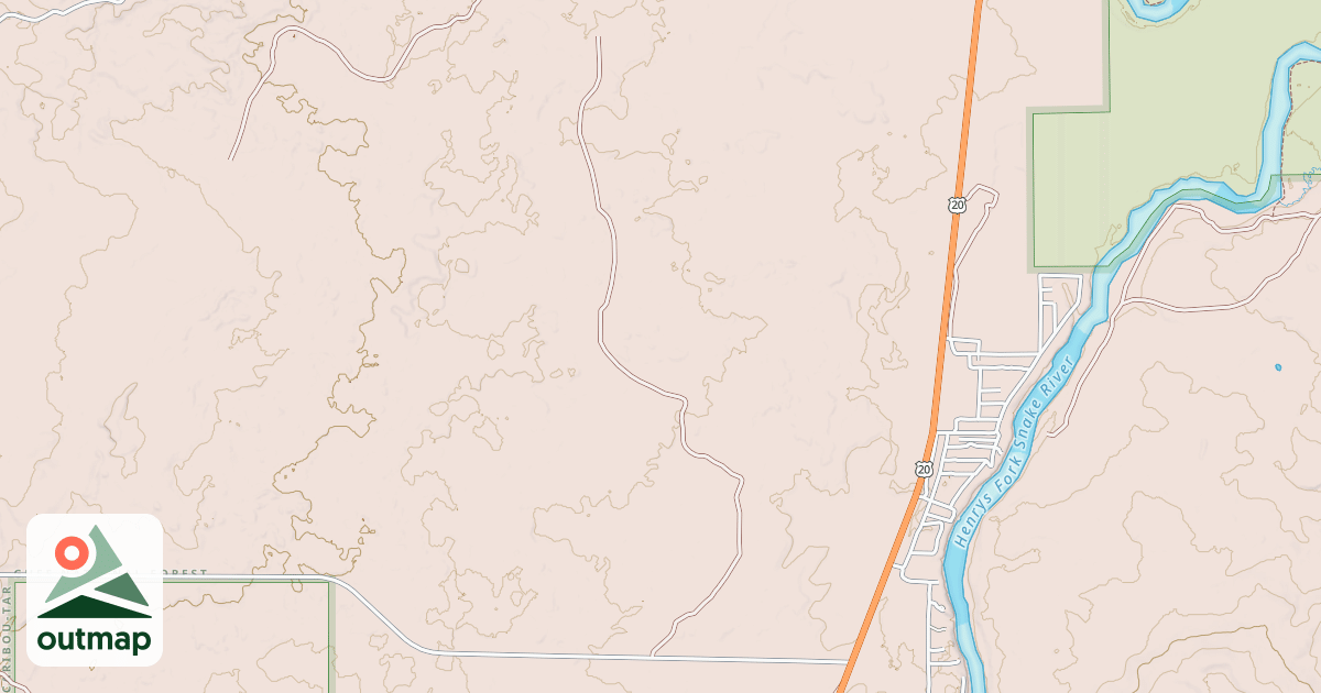 Map of NORTH ANTELOPE FLAT SP1